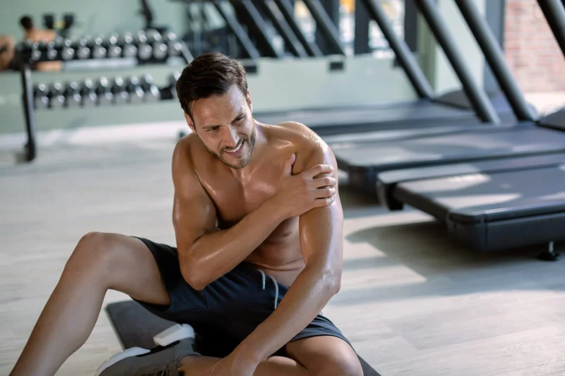 Shoulder Pain: Treatments, Symptoms And Causes 3 Man With Shoulder Pain